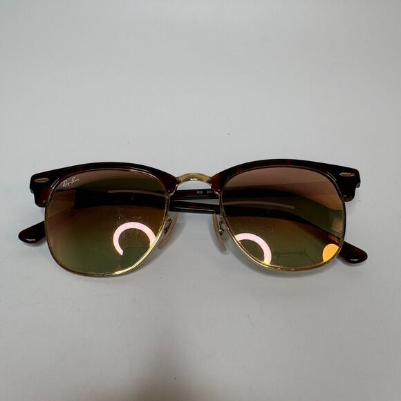 Authentic RAYBAN CLUBMASTER Sunglasses RB3016  *Scratched Lenses* - Picture 7 of 9